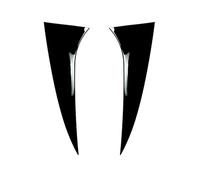 yhyttr Séparateur de becquet d'aile latérale de fenêtre arrière, Convient for Hyundai, IX35 2010-2017 pièces de rechange automobiles latérales arrière ABS Canard noir brillant Bande décorative de becq