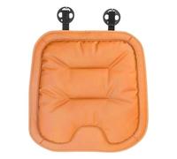 YHZCFWSF Coussin de Siège Auto Avant pour Citroen ami AMI 2020 2021 2022 2023 2024 2025 Cuir Nappa Antidérapant Ergonomique Respirant Rembourrage Confortable Accessoires, Orange Style