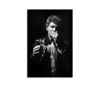 YHZCSCDXY Johnny Hallyday Poster sur toile avec couverture musicale de chanteur - Décoration murale pour chambre à coucher - 30 x 45 cm - Sans cadre