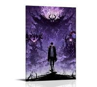 YHZCSCDXY Solo Leveling - Impression sur toile - Décoration murale - Décoration pour chambre à coucher - 30 x 45 cm - Style cadre