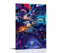 YHZCSCDXY Solo Leveling - Impression sur toile - Décoration murale - Pour chambre à coucher - 40 x 60 cm - Style cadre