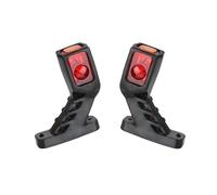 YHZRDMSK Voiture feu Pare-chocs Arrière Feu Position Latéral Ensemble Feux Arrière Blanc Rouge Jaune Indicateur Lampe Camion