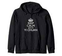 Yi Chuan Beginners « Keep Calm and Do Yi Chuan ! » Inscription Amusante Sweat à Capuche
