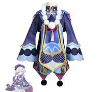 YIAIU Costume de cosplay de Klee Hutao Genshin Impact de tous les personnages - Tenue de fête d'Halloween (Qiqi, taille XS)