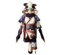 YIAIU Costume de cosplay de Klee Hutao Genshin Impact de tous les personnages - Tenue de fête d'Halloween (Sayu, Taille XS)