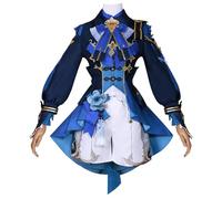 YIAIU Costume de cosplay de l'anime Genshin Impact Xingqiu - Tenue de fête d'Halloween (taille L)