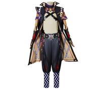 YIAIU Costume de cosplay de l'anime Klee Hutao Genshin Impact avec tous les personnages - Tenue de fête d'Halloween (Arataki Itto, Taille XS)