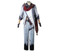 YIAIU Costume de cosplay de l'anime Klee Hutao Genshin Impact avec tous les personnages - Tenue de fête d'Halloween (tartaglia, taille S)