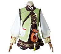 YIAIU Costume de cosplay de l'anime Klee Hutao Genshin Impact Tous les personnages Cosplay Uniforme Tenue de fête d'Halloween, Yaoyao, 3X-Large