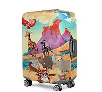 YianBestja Elastique Housse De Valise Luggage Cover, Protection De Valise Housse Bagage Voyager Protecteur Couverture pour 18-32 Pouce Valise (Animal World, XL (29-32 inch Luggage Case))