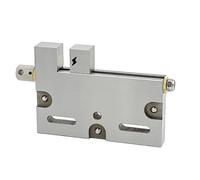 YiAndeli Acier Inoxydable Étau De Haute Précision, 0-100mm CNC Fil EDM Pince D'établi Outil D'ouverture des Mâchoires, Coupe-Fil pour Petites Pièces Silver,1