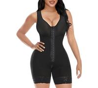 YIANNA Body Gainant Femme Ventre Plat Combinaison Gainante Sculptant Gaine Amincissante Invisible Fajas Shapwear Minceur Colombianas Noir S 7275