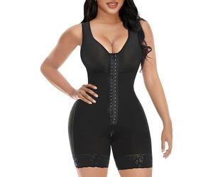 YIANNA Body Gainant Femme Ventre Plat Combinaison Gainante Sculptant Gaine Amincissante Invisible Fajas Shapwear Minceur Colombianas Noir S 7275