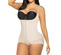 YIANNA Body Sculptant Femme Gainant Invisible Gaine Ventre Plat Amincissante Shapewear Bodysuit Fajas Colombianas Reductoras Corset Minceur Beige, 7200 Size 3XL
