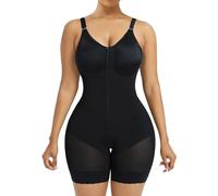 YIANNA Body Sculptant Femme Gaine Ventre Plat Amincissante Combinaison Gainant Post Partum Invisible Fajas Colombianas Shapewear Bodysuit Noir L 7283