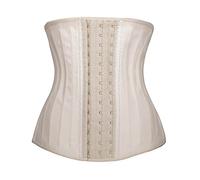 YIANNA Corset Minceur Femme Latex Gaine Amincissante Ventre Plat Invisible Waist Trainer Ceinture Abdominale Sudation Amincissant Beige 1210 2XL