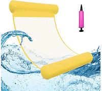 Yi'antai Multi Usage Flottantes Hamac, Hamac Gonflable pour Piscine, Flotteur Gonflable Piscine 4 -en-1Flottant avec Pompe à Air Multi-Usage Pliable Flottantes Hamac Portable Flotteur Ultraléger