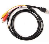 Yiany Câble HDMI vers RCA, 1080P HDMI mâle vers 3 RCA Audio Vidéo Câble Adaptateur convertisseur de Composants AV pour TV HDTV DVD - 1,5 m