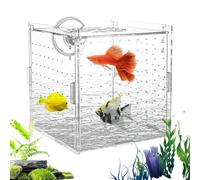 Yianyal Boîte D'Isolation pour Aquarium,Séparateur Stabilisé pour Alevins et Aquarium - Compartiment Clair À Séparation Incubateur pour Œufs Alevins Betta Guppy Poisson-Angel Et Acclimatation