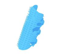 Yianyal Brosse d'angle pour chat - Grattoir de massage mural en silicone - Peigne à chatouilles réglable pour le toilettage des poils