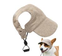 Yianyal Chapeau de balle pour chien - Casquette de baseball avec trous d'oreille | Chapeau de soleil en tissu respirant de protection UV pour chiot, chiens de petite, moyenne et grande taille