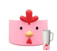 Yianyal Colliers de serrage en silicone tasses à café - manchons en silicone pour bouteilles avec animaux de dessins animés | porte-bouteilles isolants pour bouteilles de thé, boissons chaudes et