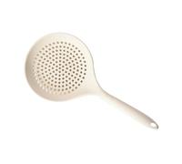 Yianyal Cuillère à fente grande, cuillère de service à fente, cuillère à fente avec manche long - Cuillère cannelée avec filtre à écumoire résistant à la chaleur, pelle en silicone