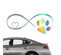 Yianyal Décalcomanie de voiture d’impression de patte de chien | Décalcomanies et autocollants mignons d’impression de patte de chien | Accessoires pour la maison, décalcomanie facile à appliquer et à