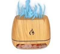 Yianyal Diffuseur Ultrasonique | Diffuseur d'arômes avec Sel 'pour Chambre - Humidificateur Parfum Avec Lumière 7 Couleurs Pour Auto Spa Hommes Femmes Chambre Bureau Méditation Yoga Studio Studio