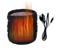 Yianyal Écharpe chauffante pour col - radiateur en maille avec charge USB | accessoire chauffant électrique pour le visage | pour l'hiver, l'automne, le ski, le snowboard board, la neige, les oreilles