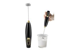 Yianyal Mélangeur de boisson portable, fabricant de mousse avec fouet électrique - Baguette mousseur à lait rechargeable pour café,Baguette mousseur à lait pour mélangeur Matcha, mélangeur à lattes