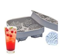 Yianyal Moule à cube de glace, moule à glace de whisky en silicone | Bac à glace en silicone sous forme de boule - Mormo moule sûr pour cocktail whisky tequila vodka jus