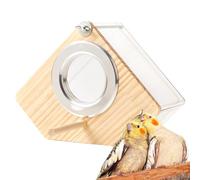 Yianyal Nichoir pour oiseaux | Boîte d'accouplement pour calopsittes - Maisons à oiseaux transparentes pour merle bleu et hirondelle, pinson, boîte d'accouplement avec perchoir pour extérieur