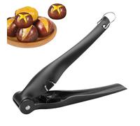 Yianyal Outil Pour Couper Les Châtaignes | Suppresseur en Acier Inoxydable avec Bloc | Outil Casse-Noisette En Acier Inoxydable | Pour Une Utilisation Dans La Cuisine Et À La Maison Pour Noix De Pecan