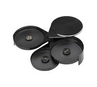 Yianyal Rimmer en verre, barre de sel et sucre | Boîte de vinaigrette noire au sel Margarita - Plateau de rimmer pour boissons, salter à cocktail, rimmer pour verre de bar, outils de pour