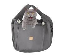 Yianyal Sac de transport pour chien, sac à dos de voyage sur le devant pour chiot, sac de transport confortable pour animal de compagnie, sac de retenue pour chien et chat