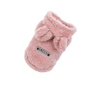 Yianyal Sweat à capuche d'hiver pour chien, manteau pour temps froid, vêtements d'hiver pour chiens de petite taille, pull mignon avec oreilles de lapin et chat