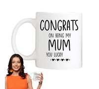 Yianyal Tasse en céramique, Tasses en céramique pour café - Tasse à lait Sister | Grande tasse à café avec poignée Tasse à thé Nouveauté Tasse à café soeur pour Travail