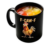 Yianyal Tasses à café avec coq, tasse en céramique avec thème animal drôle, tasse à café de ferme - pour femme, maman, cuisine, petit déjeuner, matin, amants animaux