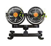 Yianyal Ventilateur pour siège arrière de voiture, fans de sièges d'auto,Ventilateur de refroidissement de siège d'auto | double ventouse de refroidissement pour plug-and-play réglable pour