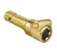 YIAOSUA Extension de prise de force améliorée pour arbre de tracteur 3,5 cm et 6 cannelures femelles de 4,5 cm et 6 cannelures mâles 70 HP