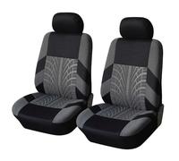 YIBAJIO Housses de Siège de Voiture pour Fiat 500L 500X 500S 500e 500 PU Cuir Imperméable Antidérapant Housses De Siège Interieur Accessoires