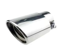 YIBAJIO Queue Gorge pour Renault Kadjar 2015-2022 Gorge Queue Voiture en Acier Inoxydable Chrome Tube D'échappement Boîtier Tuyau Queue,B