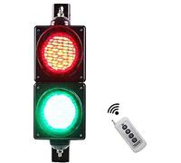 YibaoKids Feu de Signalisation LED éTanche Ip65 avec TéLéCommande de 500 M, Feux de Signalisation Vert Et Rouge Faciles à Installer, pour Route Ou DéCoration