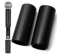 YIBEICO Lot de 2 coques de batterie de rechange pour microphone sans fil Shure BLX288/PG58, SM58, Beta58A, ajustement précis, production ABS durable, facile à installer pour réparer les couvercles de