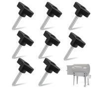 YIBEICO Lot de 8 vis de poêle pour Traeger Tailgater 20 Bbq155.01 Bbq155.02 Can155.01 Can155.41 Grilles à granulés, pour accessoires de réparation Traeger Tailgater, pour HDW267 (8 pièces)