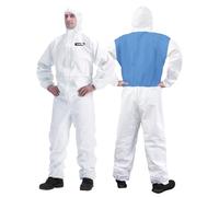 YIBER Combinaison Hazmat | Combinaison de peinture et Combinaison jetable, con tissu SF Non-woven + Jonction SMS Non-woven au dos pour une meilleure ventilation et performance de filtration
