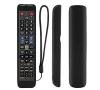 YiBiChin Coque de Protection en Silicone pour Samsung télécommande TV BN59-01178B RM-D1078+ BN59-01198Q AA59-00582A BN59-01178R, Coque de télécommande Lavable, Antichoc et Douce pour la Peau(Noir)
