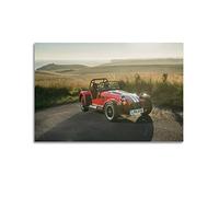 YIBIN Poster de voiture de course pour Caterham Seven 310R Red Sport Car Super Car Poster décoratif sur toile Poster mural et photo d'art Impression moderne pour chambre à coucher (20 x 30 cm)