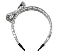 YIBOZI Bandeau élégant en tissu carré à paillettes pour femmes et filles, design extensible confortable, parfait pour les fêtes, les mariages, le quotidien